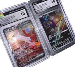 Pokemon CGC 10 Latias EX & Latios Japanese graded duo slabs gem mint lot Sv7a - Image 2