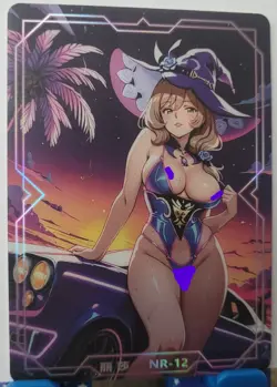 Lisa Genshin Impact NR Card Goddess Story Under the Nightgown Waifu - Image 1