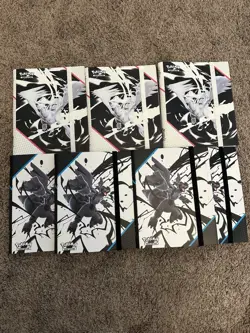 Lot of 8 Pokemon TCG Scarlet & Violet Black Bolt and White Flare (Binders Only) - Image 1