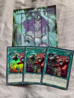 Yugioh 3x Obedience Schooled BLAR-EN071 Battles of Legend 1st Ed Ultra Mint - Image 1