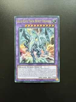 Blue-Eyes Twin Burst Dragon Ultra Rare 1st Edition LCKC-EN058 Yugioh NM - Image 1