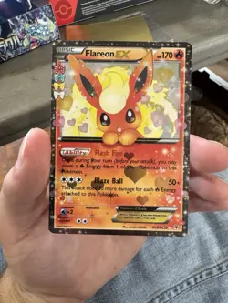 Flareon EX RC6-32 Generations: Radiant Collection Holo Pokemon Card NM - Image 1