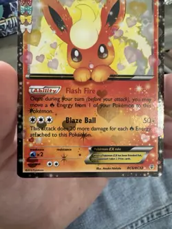 Flareon EX RC6-32 Generations: Radiant Collection Holo Pokemon Card NM - Image 3