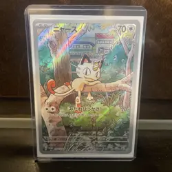 Meowth AR 192/SV-P Promo Japanese Pokemon Card SV-P Art Rare NM - Image 1