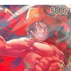 ONE PIECE Card Portgas D. Ace L ST13-002 Sealed Promo Seven Eleven JP - Image 3
