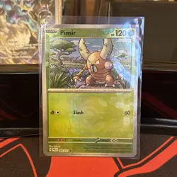 Pokemon TCG Pinsir Prismatic Evolutions 003/131 Masterball Reverse Holo Card - Image 1