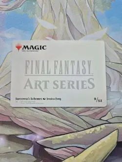 MTG Final Fantasy - Sorceress's Schemes Art Series Card 9/53 NM - Image 2