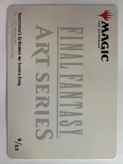 MTG Final Fantasy - Sorceress's Schemes Art Series Card 9/53 NM - Image 3