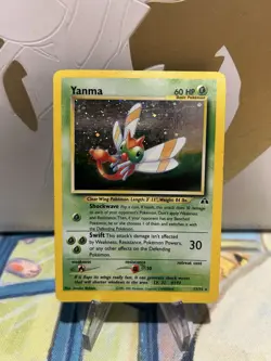 Yanma - 17/75 - Pokemon Neo Discovery Holo Rare Card WOTC LP - Image 1