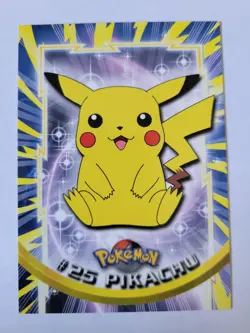 Pikachu #25 Topps Series 1 Pokemon Card NM-Mint - Image 1