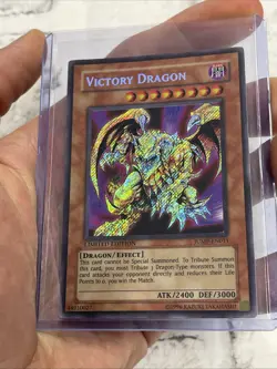 Yugioh Victory Dragon JUMP-EN011 Limited Edition Secret Rare Holo - NM Card - Image 1