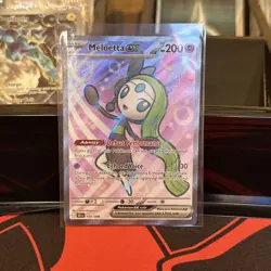 Meloetta Ex 159/086 Ultra Rare Black Bolt NM/M Pokemon English Card 2024 TCG - Image 1