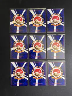 x9 Japanese Pokemon Card Lot 1996 WOTC Pocket Monsters Base Rocket Neo A3 - Image 2