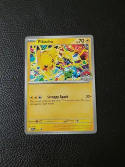 Pikachu Promo 2025 World Championships SVP EN 225 Pokemon Card Worlds NM - Image 1
