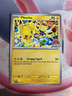 Pikachu Promo 2025 World Championships SVP EN 225 Pokemon Card Worlds NM - Image 1