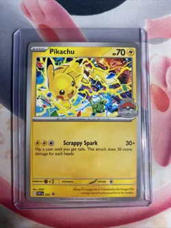 Pikachu Promo 2025 World Championships SVP EN 225 Pokemon Card Worlds NM - Image 3