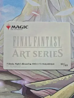 MTG Final Fantasy - Y'shtola, Night's Blessed Art Series Card 53/53 NM - Image 2