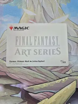 Magic MTG Final Fantasy Yiazmat, Ultimate Mark 7/53 Art Series Full Art NM - Image 2