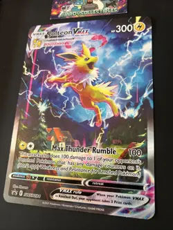 Pokemon Card Jolteon Vmax SWSH184 SWSH Promo Jumbo Alt Art Near Mint - Image 2