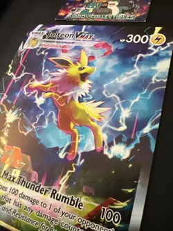 Pokemon Card Jolteon Vmax SWSH184 SWSH Promo Jumbo Alt Art Near Mint - Image 3