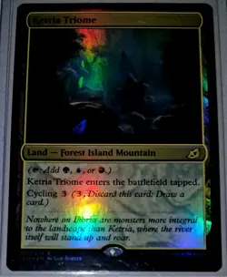 MTG Ketria Triome Ikoria: Lair of Behemoths 250/274 Foil Rare - Image 1