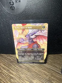 MTG English Kefka, Court Mage (Borderless) (0322) NM Normal MISCUT - Image 3