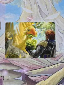 Magic MTG Final Fantasy Gysahl Greens 10/53 Art Series Full Art Gold Stamped NM - Image 1