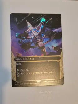 x1 High Market (0018) - Foil - Borderless R MTG Edge of Eternities NM x1 - Image 1