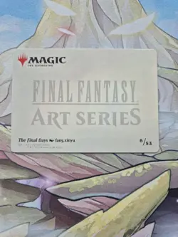 Magic MTG Final Fantasy The Final Days 6/53 Art Series Full Art NM - Image 2