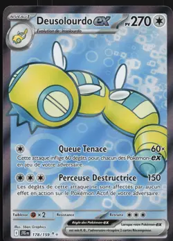 Carte Pokemon Deusolourdo-ex 178/159 Aventures Ensemble Francais - Image 1