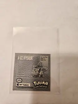 Pokemon 1999 Artbox Series 1 Stickers Ivysaur 02 - Image 3