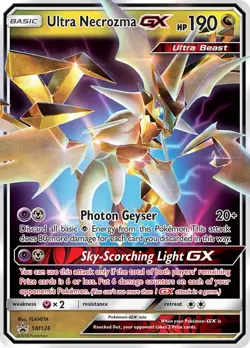 Holofoil - Ultra Necrozma GX - SM126 - SM126 / LP / English Pokemon TCG - Image 1