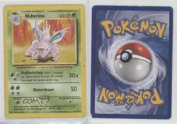 Nidorino Dutch Pokemon Base Set #37 1999 15fy - Image 3