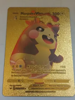 Pokemon Gold Foil Card Lot of 20 Near Mint Cards (Morpeko, Zacian, V Max) - Image 2