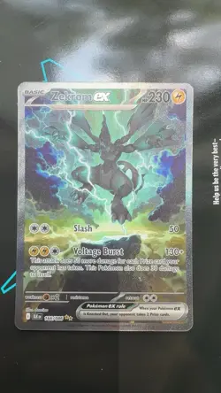 Zekrom EX SAR 166/086 SV11B Black Bolt English Pokemon Card Scarlet & Violet NM - Image 1