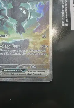 Zekrom EX SAR 166/086 SV11B Black Bolt English Pokemon Card Scarlet & Violet NM - Image 4