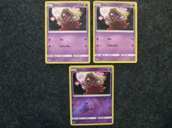 Lot 3 Jynx 2019 Pokemon Hidden Fates 30/68 Common - 1 reverse Holo - NM - Image 1