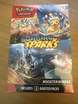 Pokemon TCG Surging Sparks Booster Bundle (6 Packs) Factory Sealed! - Image 1
