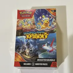Pokemon TCG Surging Sparks Booster Bundle (6 Packs) Factory Sealed! - Image 1