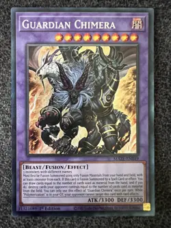 Yugioh Guardian Chimera MAZE-EN049 Collector's Rare 1st Edition Near Mint - Image 1