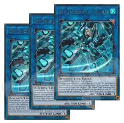 Yugioh - Sky Striker Ace - Shizuku x 3 - 1st Edition Ultra Rare NM - Free Holo - Image 1
