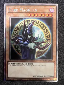 Yugioh Dark Magician RA04-EN106 Platinum Secret Rare 1st Edition NM - Image 1