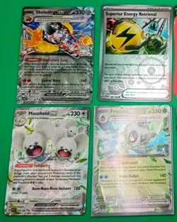 Pokemon TCG Paradox Rift Ex Holo Rare Card Lot - 7 Cards - NM/M - Image 2