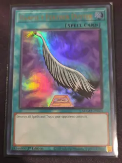 Yugioh Harpie's Feather Duster MAMA-EN076 Ultra Rare 1st Ed Near Mint - Image 1