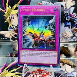 Yugioh Evenly Matched MAMA-EN099 Ultra Rare 1st Ed Near Mint - Image 1