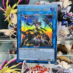 Yugioh Sky Striker Ace - Zeke MAMA-EN008 Ultra Rare 1st Ed Near Mint - Image 1