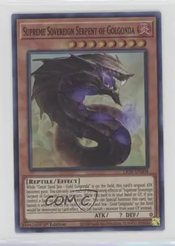 Supreme Sovereign Serpent of Golgonda 1st Ed. YuGiOh Lightning Overdrive 00jz - Image 1