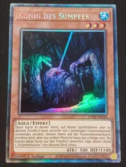 Konig Des Sumpfes JUSH-DE046 Collectors Rare Justice Hunters DE NM YUGIOH - Image 1