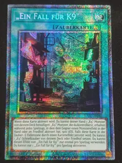 Ein Fall Fur K9 JUSH-DE040 Starlight Rare Justice Hunters DE NM YUGIOH - Image 1