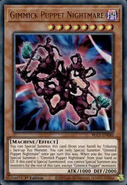 Gimmick Puppet Nightmare - Ultra Rare 1st Edition BLC1-EN040 - NM - YuGiOh - Image 1